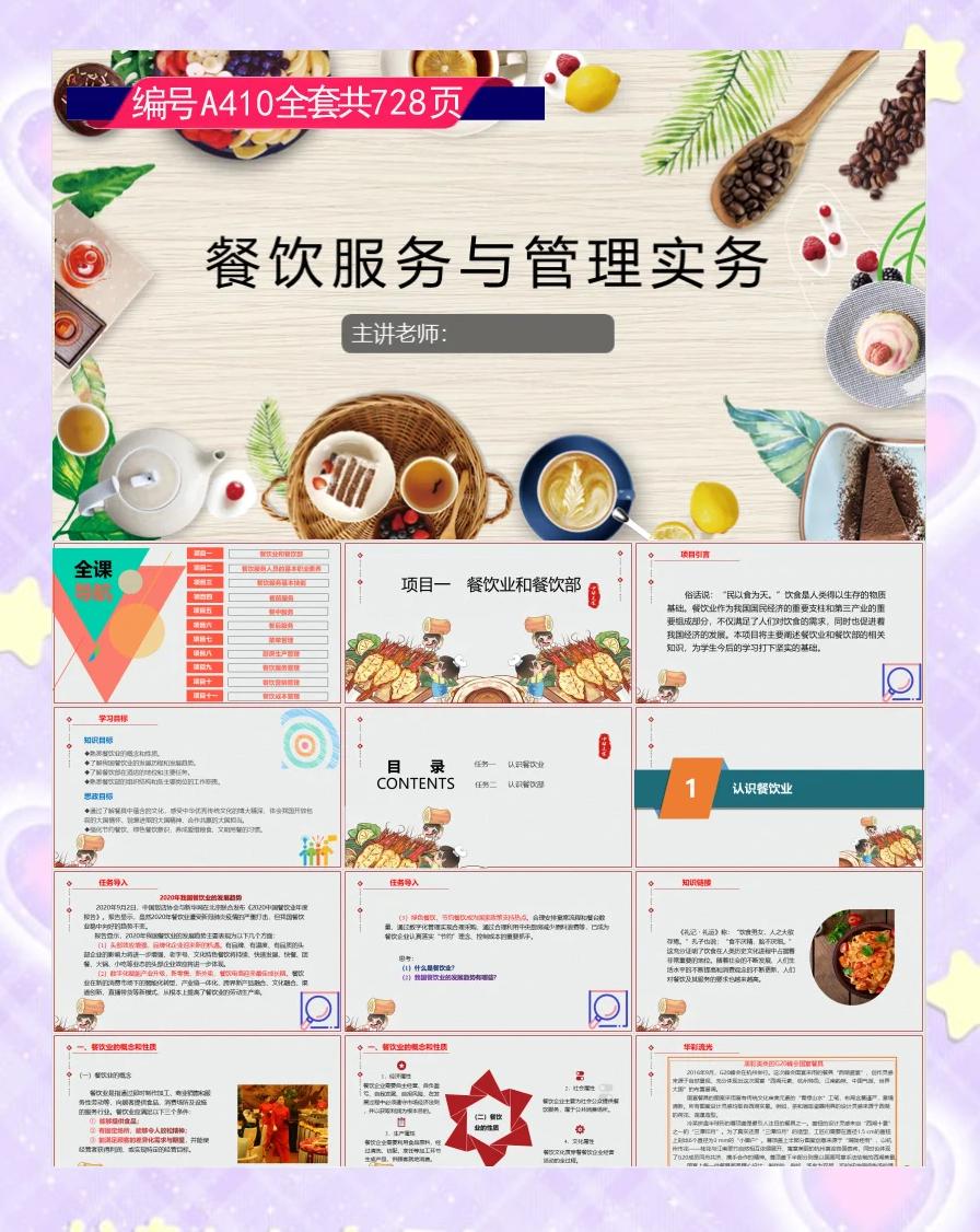 餐飲服務(wù)與管理實(shí)務(wù)PPT大綱 品牌管理